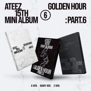  【세트】 에이티즈 (ATEEZ) - 15TH MINI ALBUM [GOLDEN HOUR : Part.6] (A / DIARY / Z VER.)